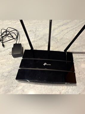 TP-Link Black AC 1750 Wireless Dual Band Gigabit Router Model Archer A7